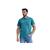 Camisa masculina polo plus size gordinhos grande obeso G3 G4 Azul turquesa