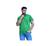 Camisa masculina polo plus size gordinhos grande obeso G3 G4 Verde bandeira