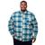 Camisa Masculina Tradicional Rodeio Xadrez Plus Size Verde