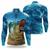 Camisa pesca Blusa com proteção UV  fator 50 leve térmica e confortável na pescaria Aqua tucunaré