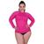 Camisa Plus Size Proteção Solar UV 50+ Blusa Térmica Segunda Pele Frio e Calor- BLUSA UV PLUS Pink