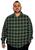 Camisa Plus Size Xadrez Flanelada Masculina Extra Grande Militar