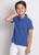 Camisa Polo Aleatory Infantil Mini Print Playday Azul