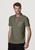 Camisa Polo Básica Masculina Em Piquet Com Bolso Verde militar