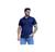 Camisa Polo Com Bolso Plus Size Masculina  G1 Ao G4 Obeso Azul marinho