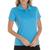 Camisa Polo Feminina Camiseta Gola Atacado Uniforme Piquet Azul, Turquesa