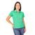 Camisa Polo Feminina Camiseta Gola Atacado Uniforme Piquet Verde bandeira