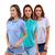 Camisa Polo Feminina Manga Curta Piquet Dia a Dia Kit 3 Azul, Bege