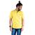 Camisa Polo Hipica Polo Club Elastano Estilo Classic Amarelo canário