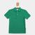 Camisa Polo Infantil Lacoste Manga Curta Masculina Verde escuro