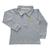 Camisa Polo Infantil Menino Blusa Roupa Infantil Criança Cinza