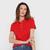 Camisa Polo Lacoste Casual Feminina Vermelho