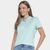 Camisa Polo Lacoste Casual Feminina Verde claro