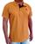 camisa polo masculina algodão marca toqref store14 Ocre