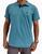 camisa polo masculina algodão marca toqref Azul turquesa