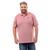 Camisa Polo Masculina Básica Plus Size Algodão Confortável Rosa