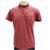 Camisa polo masculina mormaii 540728 com bolso algodão moda Vermelho