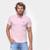 Camisa Polo MR Kitsch Colors Masculina Rosa claro