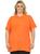 Camisa polo piquet feminina plus size fenomenal Laranja