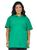 Camisa polo piquet feminina plus size fenomenal Verde bandeira