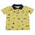 camisa polo tematica infantil masculina várias cores 2 a 6 anos Amarelo