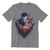 Camisa Premium Super-Homem Masculina 2 Cinza chumbo