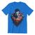 Camisa Premium Super-Homem Masculina 2 Azul royal