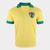 Camisa Seleção Brasil Retrô Times Masculina Amarelo