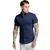 Camisa Social Manga curta Masculina Slim Fit Azul marinho