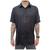 Camisa Social Masculina Manga Curta Viscose Preta Preto