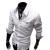 Camisa Social Masculina Slim manga longa com detalhes xadrez Branco