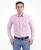 Camisa Social Masculina Slim Rosa Rosa