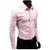 Camisa Social Slim Fit Lisa Para Usar Com Terno Gravata ou Jeans Rosa