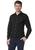 Camisa Social Slim Zaiko Jacquard Manga Longa 2724 Preto