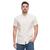 Camisa Social Teodoro Linho Masculina Lisa Slim Casual Creme