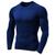 Camisa Térmica Manga Longa Segunda Pele Proteção Solar UV Fator 50 + Unissex Masculino e Feminino Azul marinho