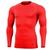 Camisa Térmica Uv 50+ Segunda Pele Camiseta Blusa Malha Fria Proteção Solar Dryfit Vermelho