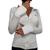 Camisa térmica UV Proteção feminina blusa Ciclista Zíper Frontal Branco