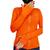 Camisa térmica UV Proteção feminina blusa Ciclista Zíper Frontal Laranja