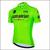 Camisa UV para ciclistas Plus size Verde limão