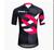 Camisa UV para ciclistas Plus size Preto, Pink