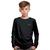 Camisas UV Infantil - 2 a 16 anos - Masculino Juvenil - Menino - bebe - Blusa UV Preto