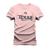Camiseta 100% Algodão Estampada Unissex Shirt Texas Country Rosa