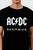 Camiseta ACDC AC/DC Preta back in black rock and roll OF0169 RCH Preto
