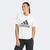 Camiseta Adidas Big Logo Feminina Branco, Preto