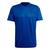 Camiseta Adidas D2M Plain Masculina Azul royal, Preto