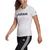 Camiseta Adidas Essentials Linear Feminina Branco, Preto