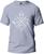 Camiseta Adulto Escudo Games Off T. Masculina Tecido Premium 100% Algodão Manga Curta Fresquinha Cinza, Branco