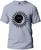 Camiseta Adulto Lua e Sol Masculina Tecido Premium 100% Algodão Manga Curta Fresquinha Cinza, Preto
