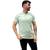 Camiseta Aeropostale Gola Redonda Manga Curta Masculina Verde pastel